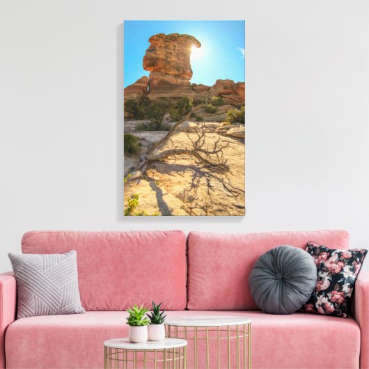 Nationale parkdag canvas afdruk (Insitu (Woonkamer))