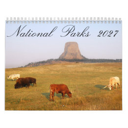 Nationale parken 2027 12 maanden kalender
