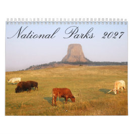 Nationale parken 2027 12 maanden kalender