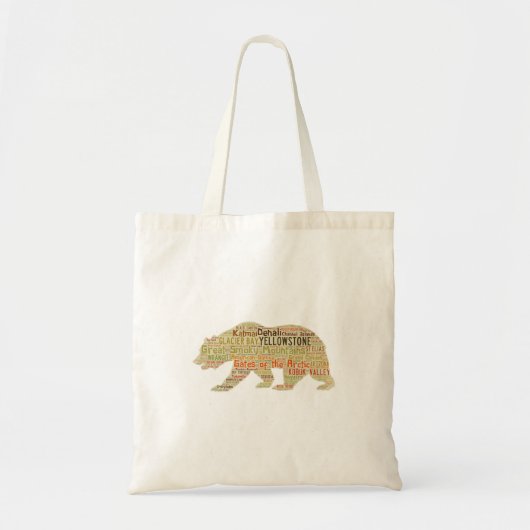 Nationale parken 59 nationale parken Beer Tote Bag (Voorkant)