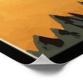 Nationale parken behouden in het wild leven poster (Hoek)