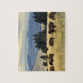 Nationale parken Bison Herd Legpuzzel (Verticaal)