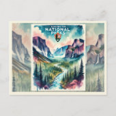 Nationale parken briefkaart (Voorkant)