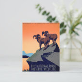 Nationale parken briefkaart (Staand voorkant)