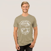 Nationale Parken Dag van de Aarde elke dag Tri-Blend Shirt (Voorkant volledig)
