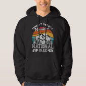 Nationale parken Grote Smoky Mountains Retro Hoodie (Voorkant)