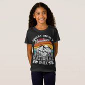 Nationale parken Grote Smoky Mountains  Retro T-shirt (Voorkant volledig)