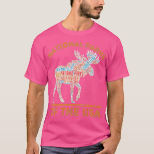 Nationale parken houden rondreizen buiten t-shirt