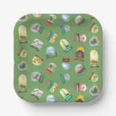 Nationale parken in het groenboek Borden Papieren Bordje (Voorkant)