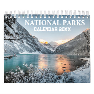 Nationale Parken Kalender 2027 Gepersonaliseerde K