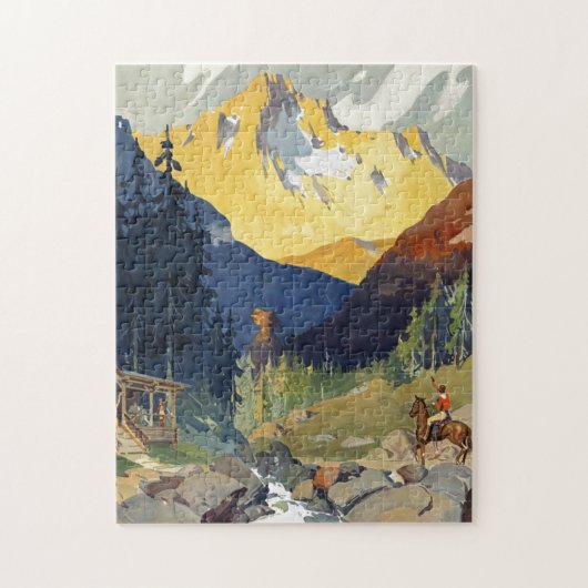 Nationale parken Reis per trein Legpuzzel (Verticaal)