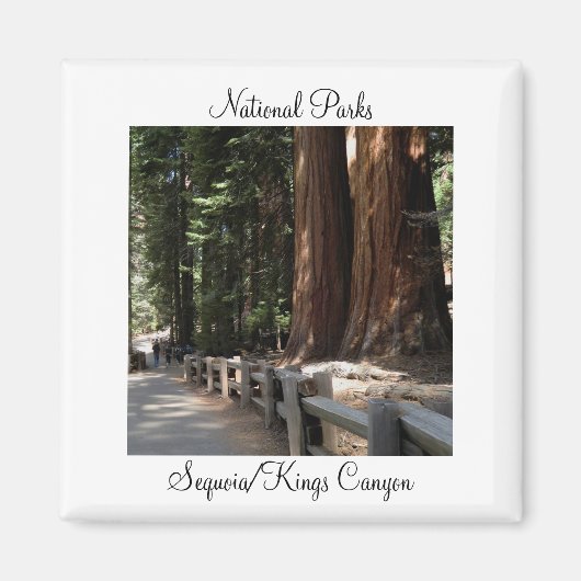 Nationale parken - Sequoia/Kings Canyon Magnet (Voorkant)
