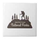 Nationale parken tegeltje (Voorkant)