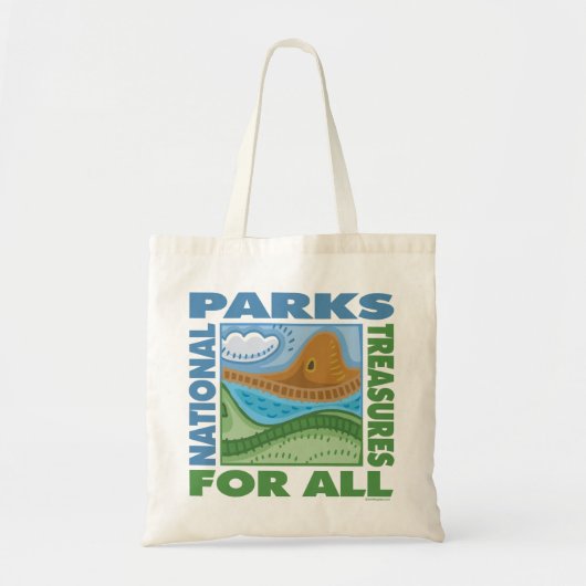 Nationale parken tote bag (Voorkant)