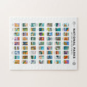  nationale parken van de lijst van de Verenigde St Legpuzzel (Horizontaal)