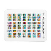  nationale parken van de lijst van de Verenigde St Magneet (Horizontaal)