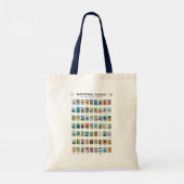  nationale parken van de lijst van de Verenigde St Tote Bag (Achterkant)