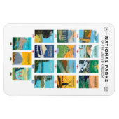 Nationale parken van de lijst van het Verenigd Kon Magneet (Horizontaal)