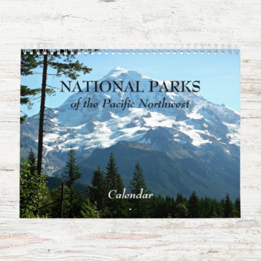Nationale parken van de Pacific Northwest Photo Kalender