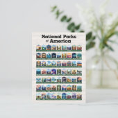 Nationale parken van de Verenigde Staten van Ameri Briefkaart (Staand voorkant)