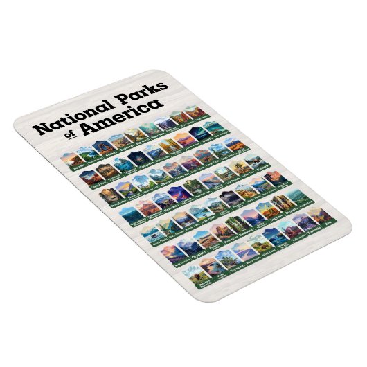 Nationale parken van de Verenigde Staten van Ameri Magneet (Rechterzijde)