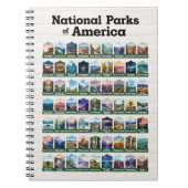 Nationale parken van de Verenigde Staten van Ameri Notitieboek (Voorkant)