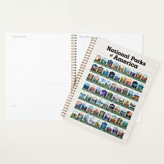 Nationale parken van de Verenigde Staten van Ameri Planner (Display)