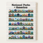 Nationale parken van de Verenigde Staten van Ameri Planner (Achterkant)