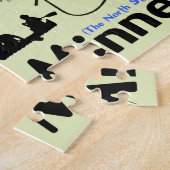 Nationale parken van Minnesota - Infografische kaa Legpuzzel (Zijkant)