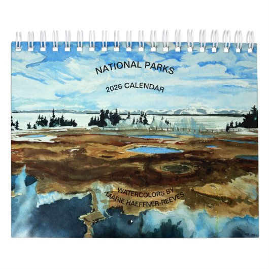 NATIonale PARKEN WATERVERF 2026 KALENDER (Hoes)