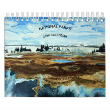 NATIonale PARKEN WATERVERF 2026 KALENDER