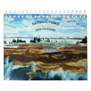 NATIonale PARKEN WATERVERF 2026 KALENDER