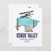 Nationale parkkaart Kobuk Valley Alaska (Voorkant / Achterkant)