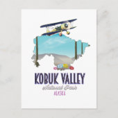 Nationale parkkaart Kobuk Valley Alaska Briefkaart (Voorkant)