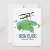 Nationale parkkaart van de Maagdeneilanden (Voorkant)