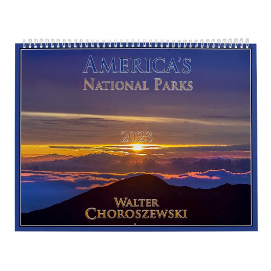 NATIONALE PARKS 2023 van AMERIKA Walter Choroszews Kalender (Hoes)