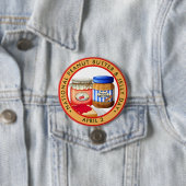 Nationale Peanut Butter & Jelly Day Ronde Button 7,6 Cm (In situ)