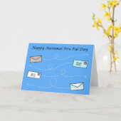 Nationale Pen PayPal Dag 1 juni Kaart (Gele Bloem)