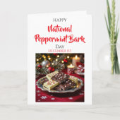 Nationale Pepermunt Bark Dag | 1 dec Kaart (Voorkant)