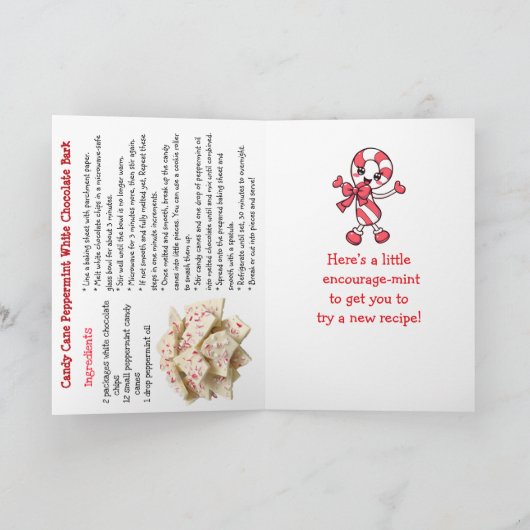 Nationale Pepermunt Bark Dag | 1 dec Kaart (Binnen)