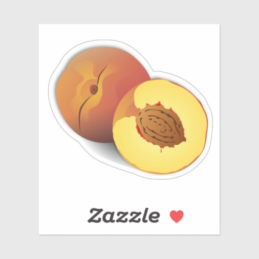 Nationale Perzikmaand Sticker (Vel)