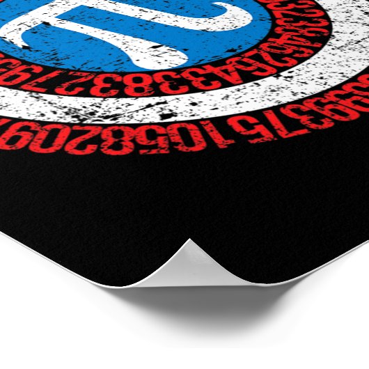 Nationale Pi-dag Shirt Wiskunde Leraar T Shirt Ca Poster (Hoek)