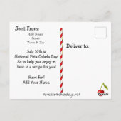 Nationale Piña Colada Dag receptenkaart Briefkaart (Achterkant)