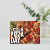 Nationale Pizza Dag Briefkaart (Staand voorkant)