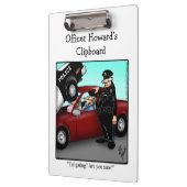 Nationale Politie Week Humor Klembord Gift (Links)