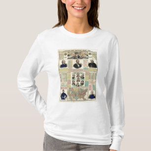 Nationale politieke grafiek t-shirt