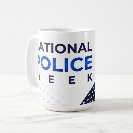 Nationale politieweek koffiemok (Voorkant links)