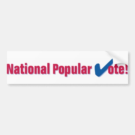Nationale Populaire Bumpersticker (Voorkant)