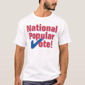 Nationale Populaire Stemming Klassieke Logo T-shirt (Voorkant)