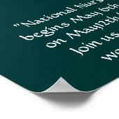 Nationale posters prints van de week van de Verple (Hoek)